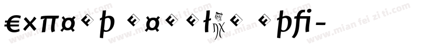 Expert Regular otf字体转换